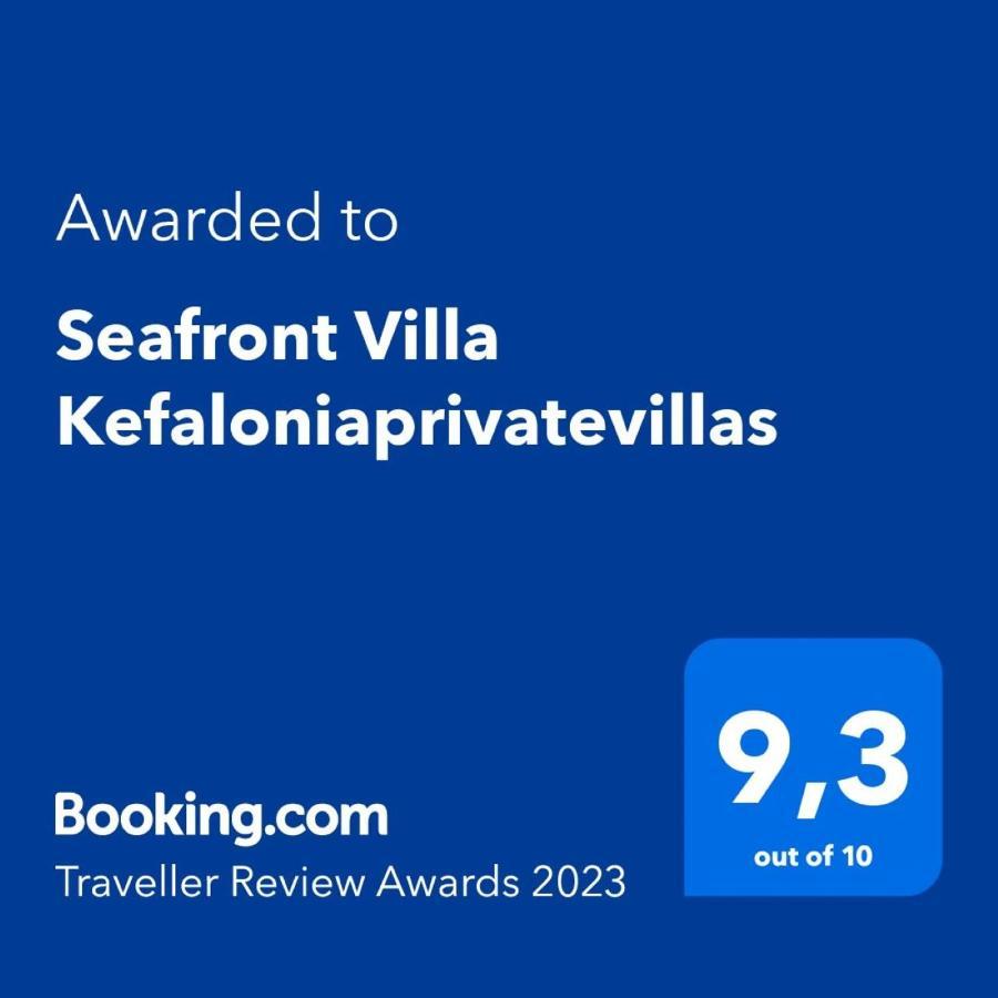 Seafront Villa Kefaloniaprivatevillas Trapezaki  Exterior photo